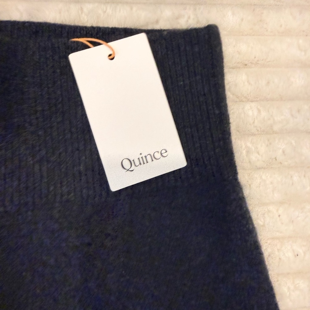 Quince Dark gray Ribbed Knit Skirt